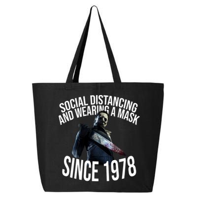 Social Distancing And Wearing A Mask Since 1978 25L Jumbo Tote