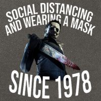 Social Distancing And Wearing A Mask Since 1978 Cotton Canvas Backpack