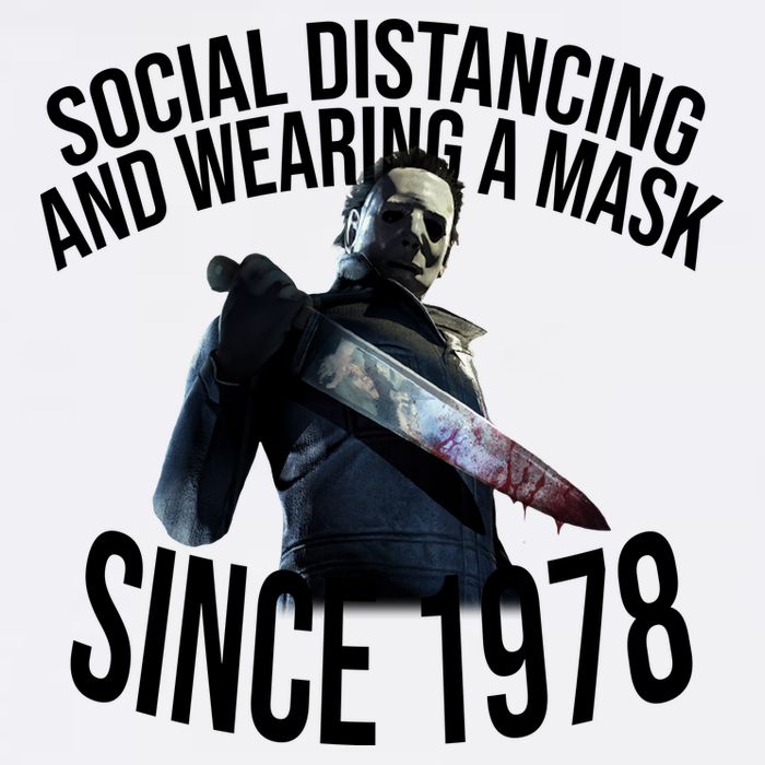 Social Distancing And Wearing A Mask Since 1978 Garment-Dyed Sweatshirt