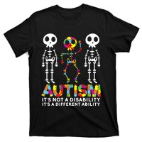 Skull Dance Autism Awareness Mom Dad Autism T-Shirt