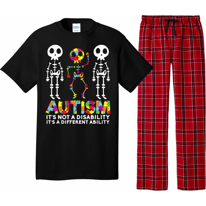 Skull Dance Autism Awareness Mom Dad Autism Pajama Set