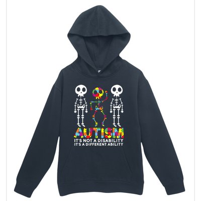 Skull Dance Autism Awareness Mom Dad Autism Urban Pullover Hoodie