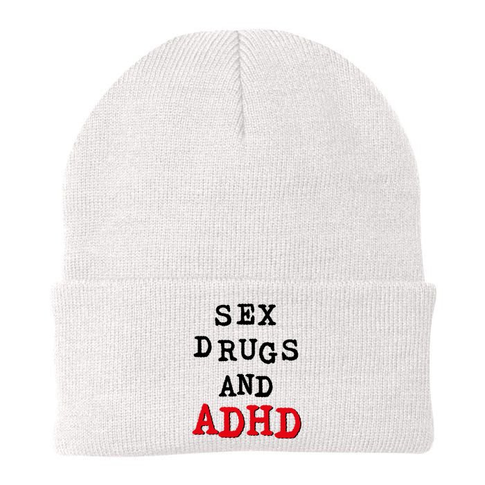 Sex Drugs And ADHD Knit Cap Winter Beanie