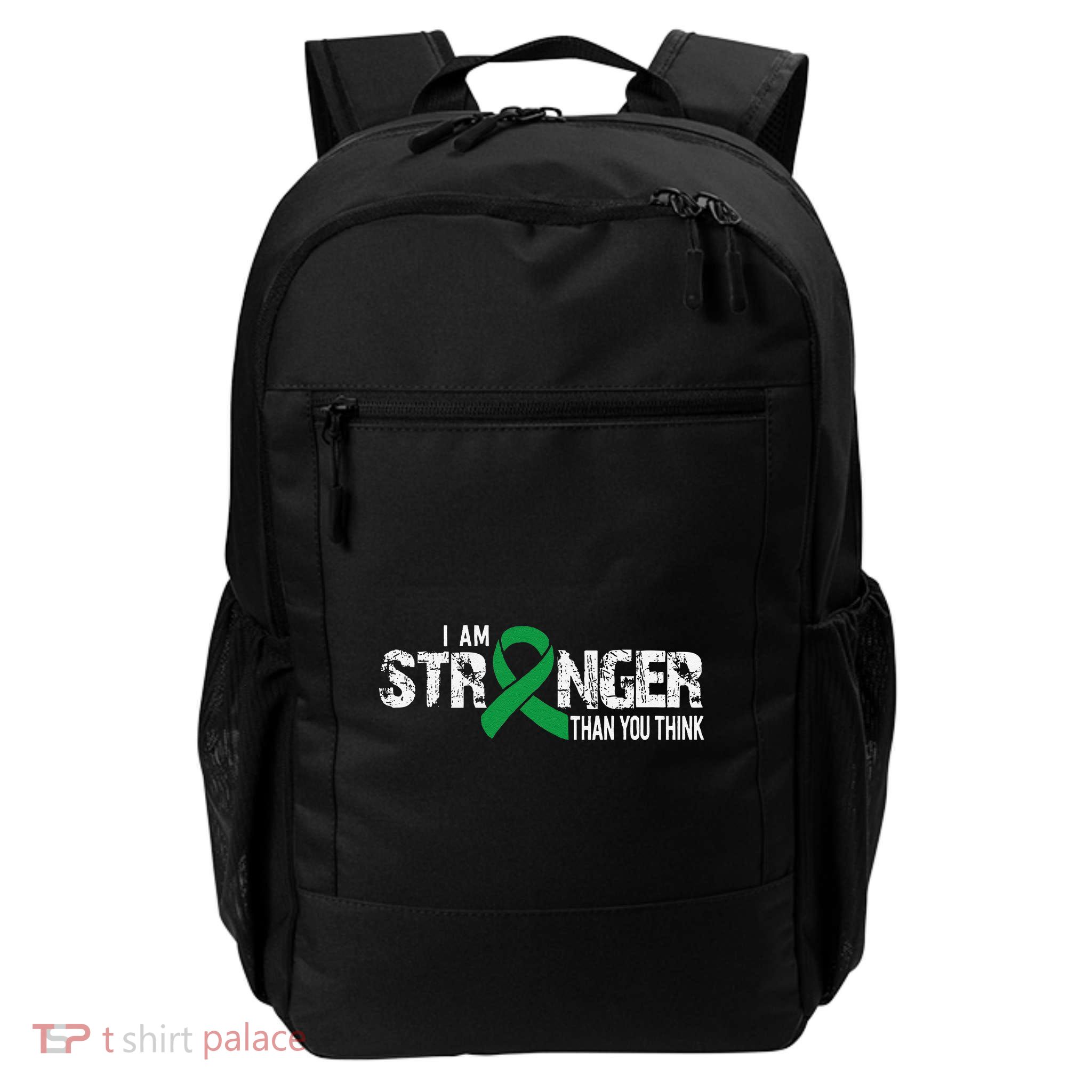 Stronger Depression Awareness Supporter Ribbon Daily Commute Backpack