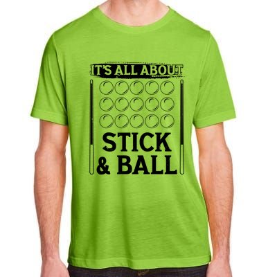 Snooker Dult All About Stick And Ball Billiards Gift Adult ChromaSoft Performance T-Shirt