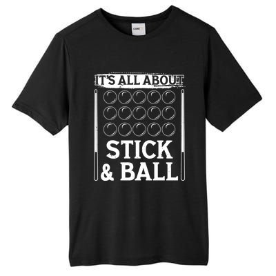 Snooker Dult All About Stick And Ball Billiards Gift Tall Fusion ChromaSoft Performance T-Shirt