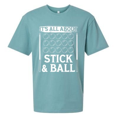 Snooker Dult All About Stick And Ball Billiards Gift Sueded Cloud Jersey T-Shirt