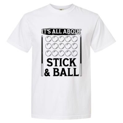 Snooker Dult All About Stick And Ball Billiards Gift Garment-Dyed Heavyweight T-Shirt