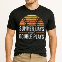 Summer Days and Double Plays Baseball Player Retro Vintage Performance Shirt