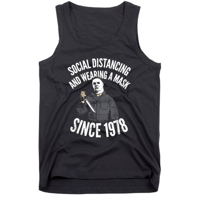 Social Distancing And Wearing A Mask Since 1978 TShirt Tank Top