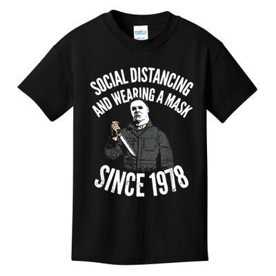 Social Distancing And Wearing A Mask Since 1978 TShirt Kids T-Shirt