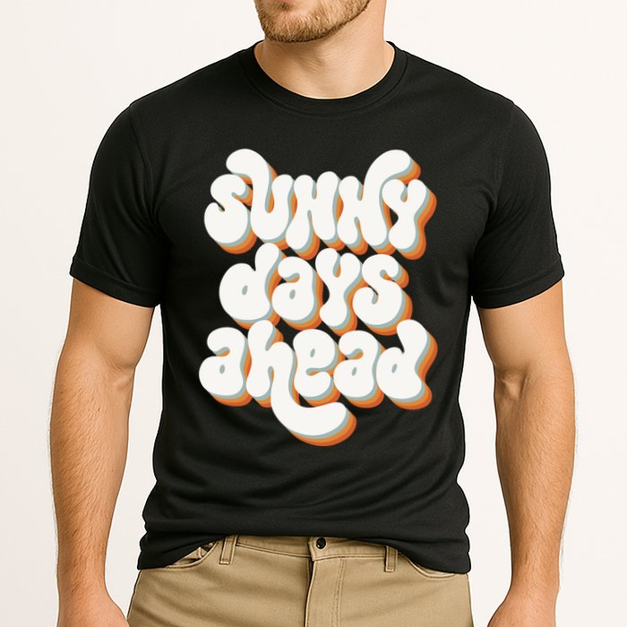 Sunny Days Ahead Retro Summer Cooling Performance Crew T-Shirt