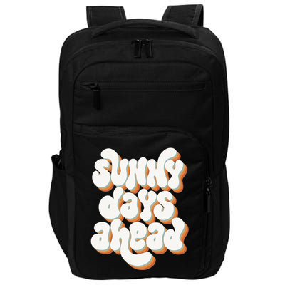 Sunny Days Ahead Retro Summer Impact Tech Backpack