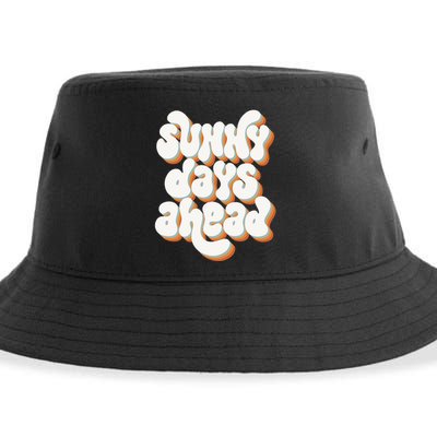 Sunny Days Ahead Retro Summer Sustainable Bucket Hat