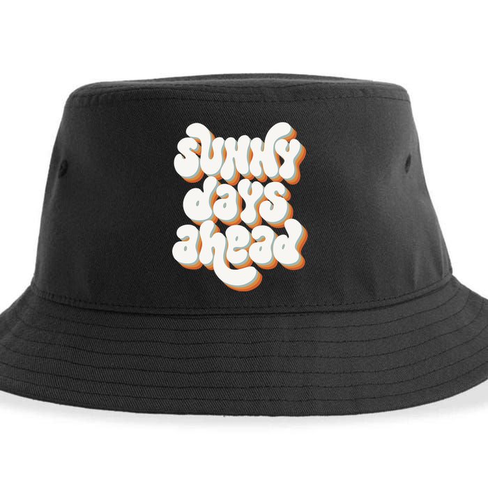 Sunny Days Ahead Retro Summer Sustainable Bucket Hat