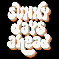 Sunny Days Ahead Retro Summer 7-Panel Snapback Hat