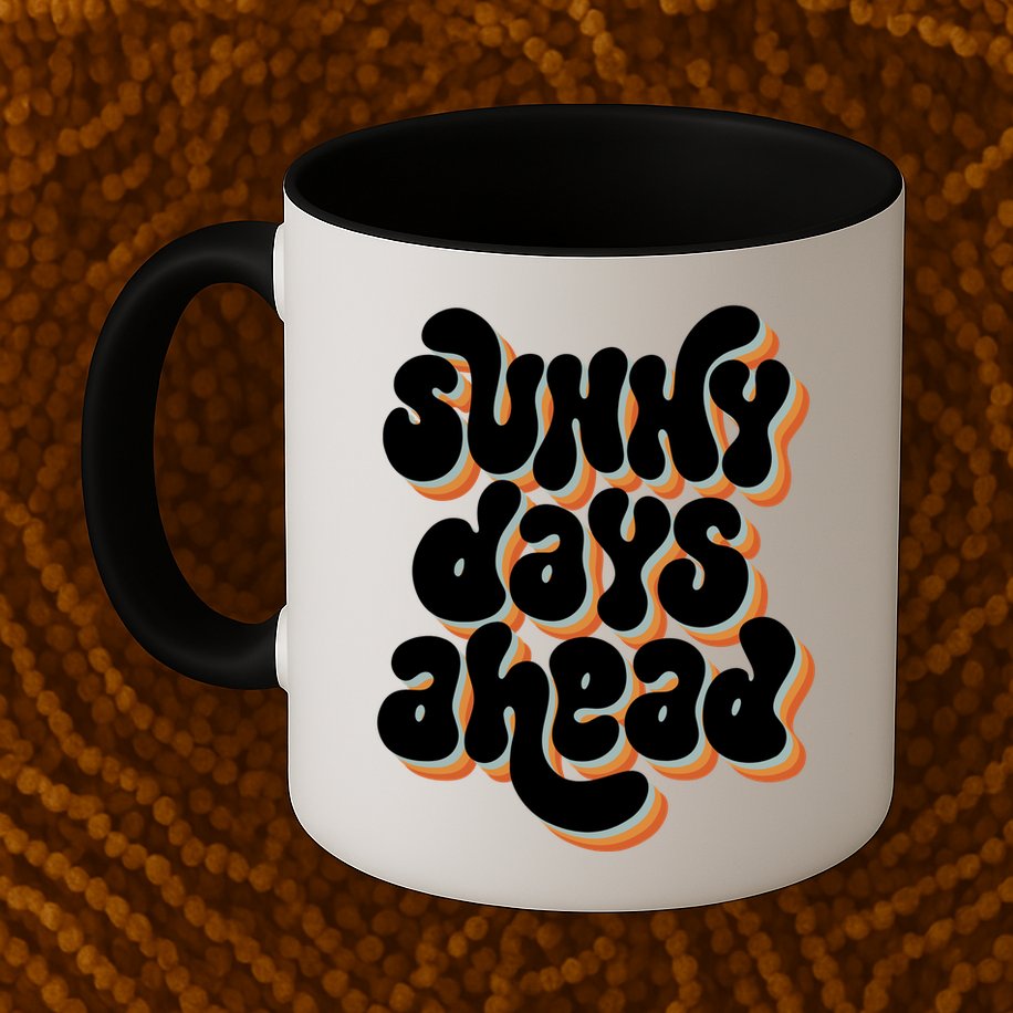 Sunny Days Ahead Retro Summer Mug