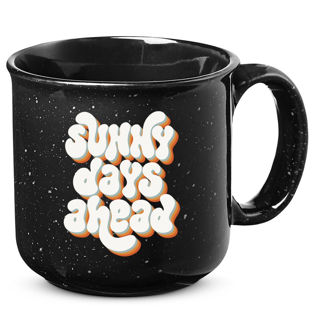 Sunny Days Ahead Retro Summer 15oz Campfire Ceramic Mug