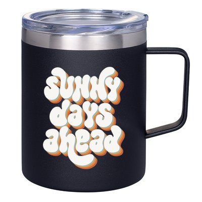 Sunny Days Ahead Retro Summer 12oz Stainless Steel Coffee Mug