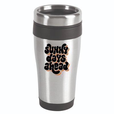 Sunny Days Ahead Retro Summer 16oz Travel Tumbler