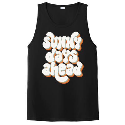 Sunny Days Ahead Retro Summer PosiCharge Competitor Tank