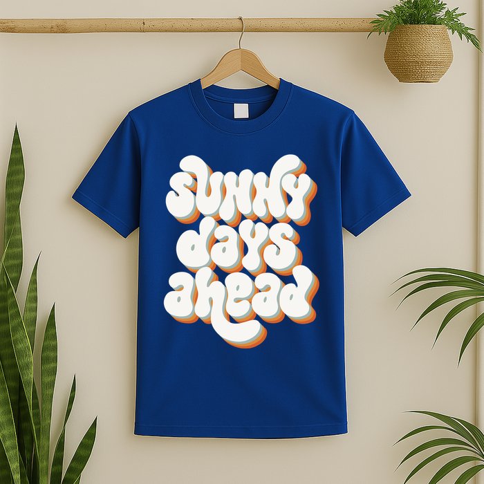Sunny Days Ahead Retro Summer T-Shirt