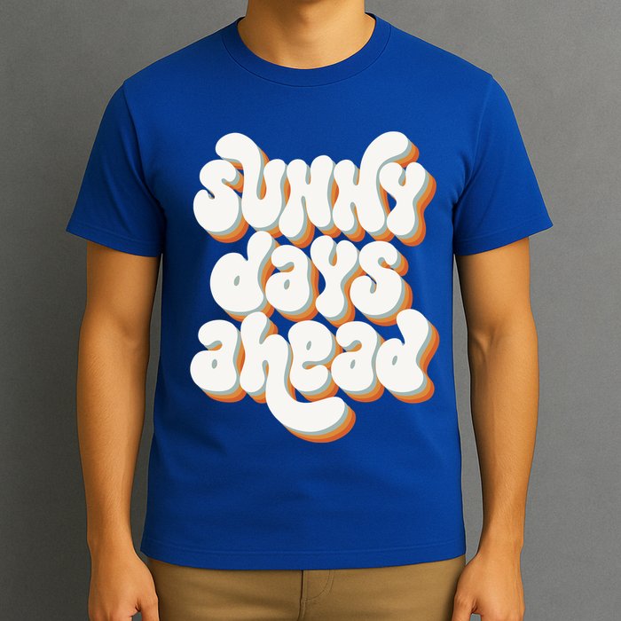 Sunny Days Ahead Retro Summer T-Shirt