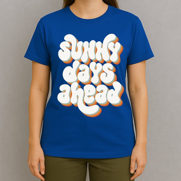 Sunny Days Ahead Retro Summer T-Shirt