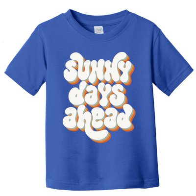 Sunny Days Ahead Retro Summer Toddler T-Shirt