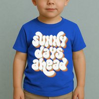 Sunny Days Ahead Retro Summer Toddler T-Shirt