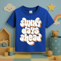 Sunny Days Ahead Retro Summer Toddler T-Shirt
