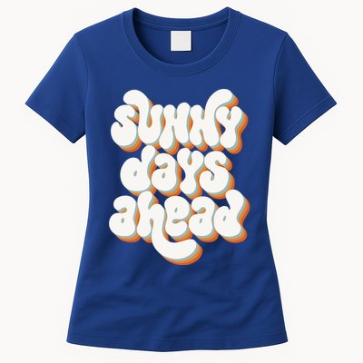 Sunny Days Ahead Retro Summer Womens T-Shirt