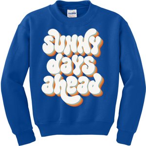 Sunny Days Ahead Retro Summer Kids Sweatshirt