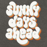 Sunny Days Ahead Retro Summer Cotton Canvas Backpack