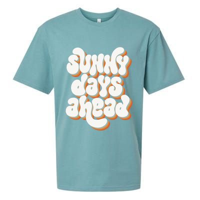 Sunny Days Ahead Retro Summer Sueded Cloud Jersey T-Shirt