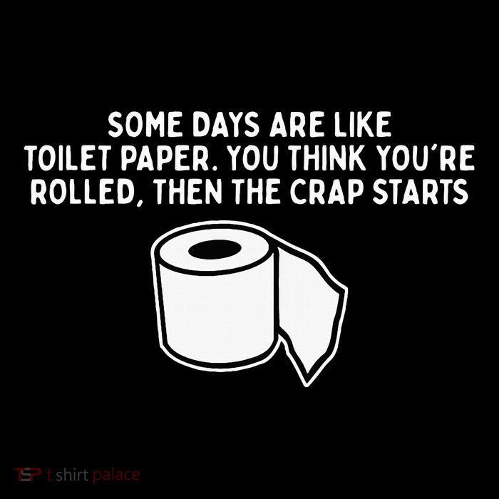 Some Days Are Like Toilet Paper Flatbill Hat