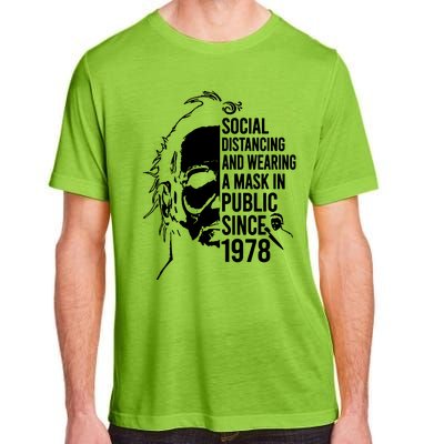 Social Distancing And Wearing A Mask In Public Since 1978 Adult ChromaSoft Performance T-Shirt