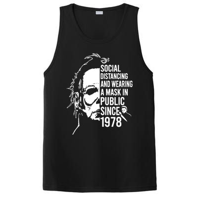 Social Distancing And Wearing A Mask In Public Since 1978 PosiCharge Competitor Tank