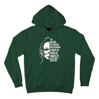 Social Distancing And Wearing A Mask In Public Since 1978 Hoodie