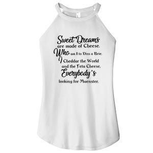 Sweet Dreams Are Made For Cheese Women's Perfect Tri Rocker Tank