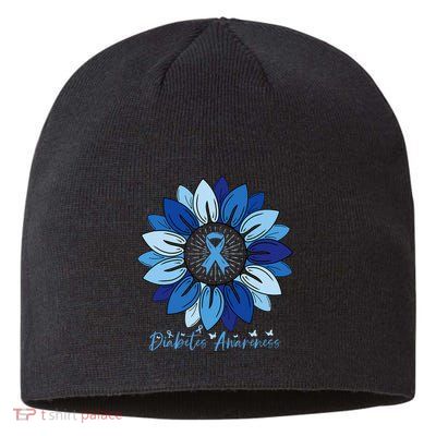 Sunflower Diabetes Awareness Month Sustainable Beanie