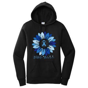 Sunflower Diabetes Awareness Month Women's Pullover Hoodie