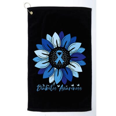 Sunflower Diabetes Awareness Month Golf Towel