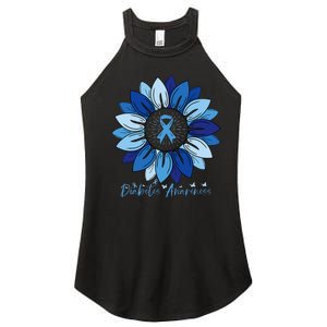 Sunflower Diabetes Awareness Month Women's Perfect Tri Rocker Tank