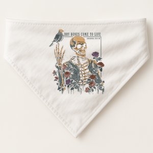 Skeleton Dry Bones Come To Life USA-Made Doggie Bandana