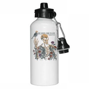 Skeleton Dry Bones Come To Life Aluminum Water Bottle