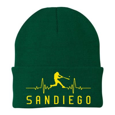 San Diego Baseball Heartbeat Sd Knit Cap Winter Beanie