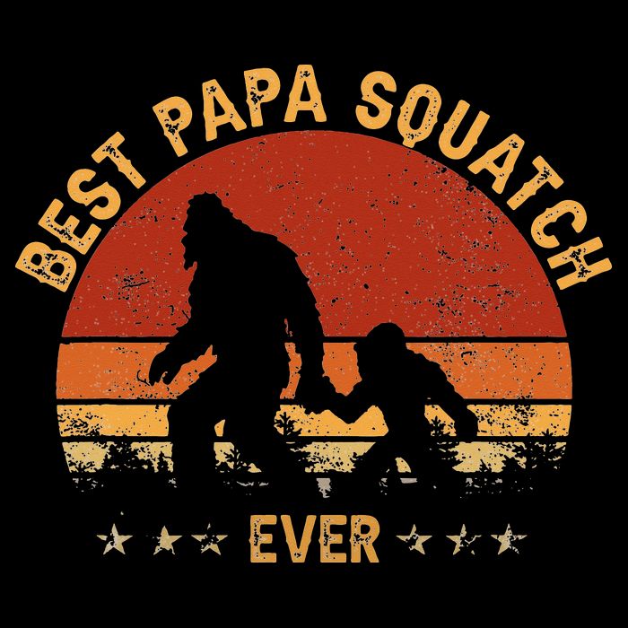 Sasquatch Dad Best Papa Squatch Ever Bigfoot Dad Fathers Day City Backpack