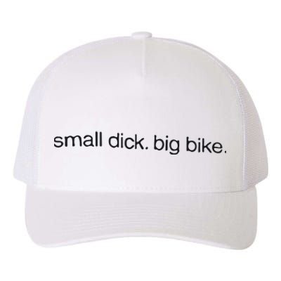 Small Dick Big Bike Yupoong Adult 5-Panel Trucker Hat