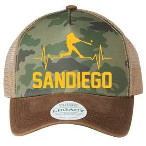 San Diego Baseball Player Heartbeat Legacy Tie Dye Trucker Hat